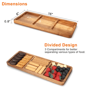 Plateau de présentation de fromages en bois moderne assiette à <span class=keywords><strong>brunch</strong></span> sculptée et plateau de service de fruits pour le salon en gros - Product Image 2
