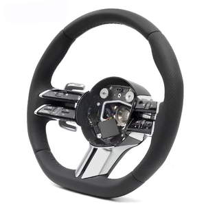 Volant de direction de voiture amélioré pour Mercedes Benz 2010-2020 au style AMG <span class=keywords><strong>2023</strong></span> avec commande tactile en cuir - Product Image 4