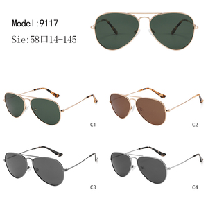 Pilot Style <b>Sunglasses</b> Full Rim Oval <b>Frame</b> UV400 Protection Unisex Adult Outdoor Use - Product Image 3