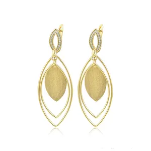 Xuping fashion High quality various gold plated 18k/14k/ rose gold color pear shape women's earrings