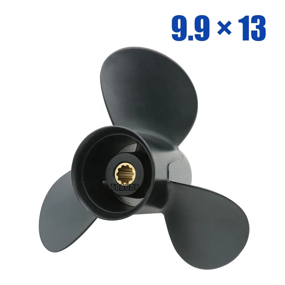 Propeller 9.9x13 for Tohatsu 20HP-30HP 3 Blades Aluminum Alloy Propeller 10 Tooth 346-64104-5 3R0-64527-0 3R0B645270 3R0B64