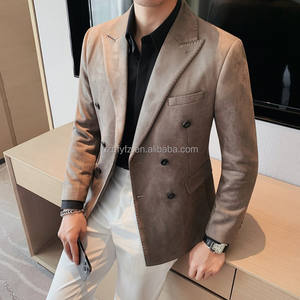 <strong>Mens</strong> Fashion <strong>Blazer</strong> <strong>Men</strong> Plus Size Jackets Single Breasted Business <strong>Men's</strong> Formal Suit Slim Fit <strong>Tweed</strong> Suit Factory Customization - Product Image 5