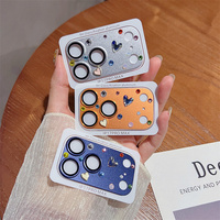Protector de Lente de Cámara Premium Love Diamond para iPhone 17 Pro Max, Cristal Templado para Teléfono Móvil, Película Protectora con Arcoíris y Lente Metálica Brillante
