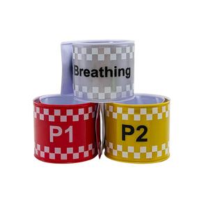 צמיד זוהר מחזיר אור/צמיד זוהר בעל נראות גבוהה/צמיד PVC עם סגירת תיקתק/צמיד עם לוגו בהתאמה אישית - Product Image 3