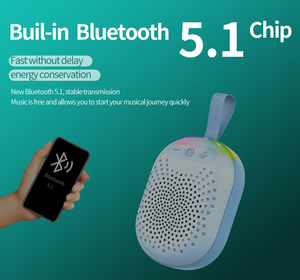 Sử Dụng Cá Nhân Xách Tay Mini Loa Bt513 Không Dây Loa Siêu Trầm Với RGB Đèn Ngoài Trời Loa Âm Thanh - Product Image 3