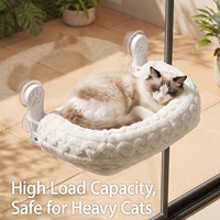 Nouveau hamac pour chat, lit de fenêtre pour chat, perchoir, chaud pour l'hiver, support robuste, personnalisation de marque, usine OEM, haute qualité, en stock, prêt à être expédié