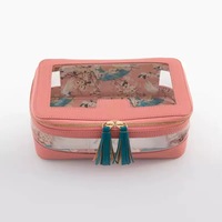 Sac de rangement MAHJ Mahjong avec fenêtre transparente en PVC, beau et pratique, le dernier modèle de sac de rangement