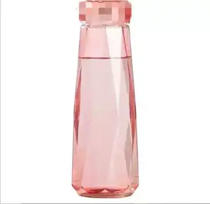 适用于学生办公室工作人员的高品质双酚a免费Tritan钻石多边形塑料水上运动瓶