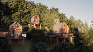 Hình tam giác nhỏ Cấu trúc thép cabin/ngôi nhà nhỏ một bộ Khung nhà để sử dụng biệt thự - Product Image 2