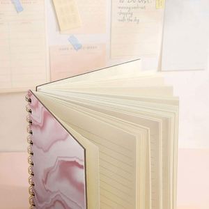 A5 Premium Thick Paper Leather Spiral <b>Journal</b> Free Sample Custom Color Custom Planner Stationery School Supplies Diary Notebooks - Product Image 3