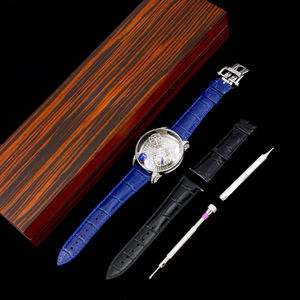 Montres personnalisées de haute qualité, entièrement serties de diamants, mouvement tourbillon étincelant, montre-bracelet élégante, cadeaux pour hommes pour Noël - Product Image 3