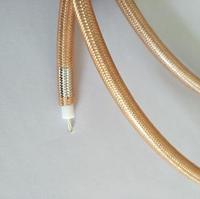 Câble coaxial en gros à bas prix, cuivre argenté, isolé SC, RG393, double tressage, faible perte, faible latence, câble coaxial RF