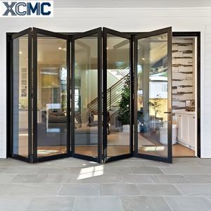 ประตูพับฉนวนกันความร้อนสองชั้นมาตรฐานออสเตรเลีย ยุโรป อเมริกา และแคนาดา ประตูกั้นเสียงระเบียง - Product Image 2