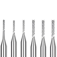 Lucas Tools OEM/ODM Fraise à rainurer profonde micro, à deux dents, à bout carré, en carbure, pour machines-outils CNC et fraisage conventionnel