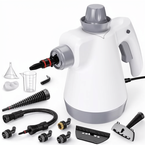 Nettoyeur vapeur portatif 1050W Nettoyage à haute température Désinfection 100% sans produits chimiques Pression de vapeur de 5 bars 0,9L - Product Image 1