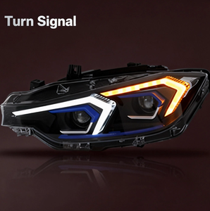 Nouveaux phares LED pour <span class=keywords><strong>BMW</strong></span> Série 3 F30 F31 F35 2012-2018, style Ikon, DRL, Angel Eye 8000K, accessoires automobiles - Product Image 4