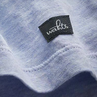 Etiquetas de Ropa Hechas a Medida Directamente de Fábrica, Etiqueta Sostenible con Logotipo de Marca, Diseño Personalizado, Etiquetas Tejidas