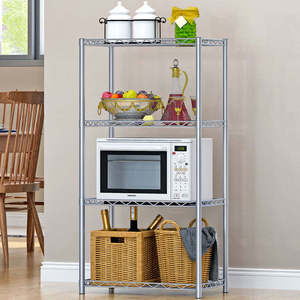 Hot Sales Light Duty Storage Steel 4 Layer Storage Shelf Rack Metal 4 Layer Store Shelf Steel Goods Storage Racks