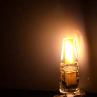 10 ampoules LED COB Mini G4/G9 6W AC/DC 12V-220V, lumières de bougie, remplacement des halogènes 30W/40W, spot pour lustre, utilisation hôtelière