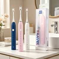 Brosse à dents électrique intelligente portable rechargeable 20000mAh avec fonction blanchissante et poils doux en DuPont