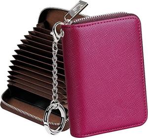 Portefeuille de crédit zippé en gros pour femmes, petits porte-cartes accordéon, étuis à cartes pour hommes - Product Image 1