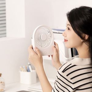 Venta al por mayor de alta calidad de la batería ventilador de escritorio personal Usb recargable Mini portátil 2 en 1 ventiladores de mano VENTILADOR DE MESA - Product Image 5