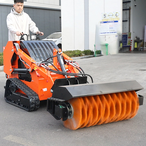 Mini-chargeuse sur chenilles compacte de 1300 mm à prix avantageux avec accessoires de déneigement à <span class=keywords><strong>vendre</strong></span> - Product Image 2