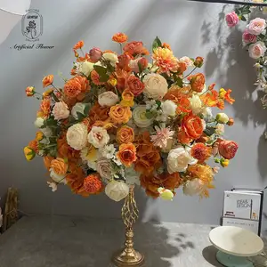 Wholesale Flower Ball Table Center Decoration Flower Ball 80cm Size Customized
