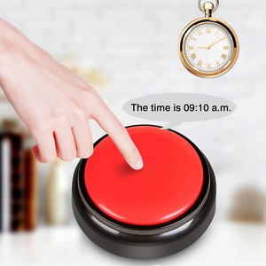 Horloge à bouton parlant extra <span class=keywords><strong>large</strong></span>, grande minuterie à bouton-conversation pour les aveugles, les personnes âgées ou les malvoyants Date et semaine - Product Image 5