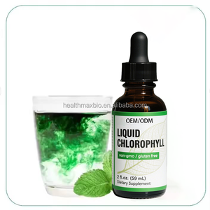 Gouttes liquides de chlorophylle végétaliennes personnalisées de marque de distributeur perte de poids stimule le système immunitaire gouttes de désintoxication rapide supplément de chlorophylle - Product Image 1
