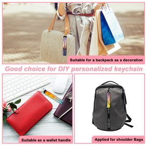 Sublimation <b>Wristlet</b> Keychain Blank Winspeed DIY Neoprene <b>Wristlet</b> Keychain Lanyard, Key Blanks for Women DIY Crafts - Product Image 5