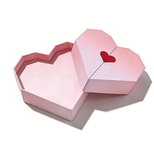 Caja de Regalo de Papel con Forma de Corazón, Ecológica, Elegante, <span class=keywords><strong>para</strong></span> Cosméticos, Joyería, Recuerdos, Perfumes, Aniversarios - Product Image 4