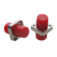 Adaptor Duplex SC/APC FTTH untuk Pelanggan, Coupler Serat Optik SM DX Low Loss untuk Transmisi Data