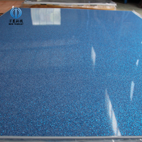 La Chine a fait 3mm 4mm 5mm 6mm 8mm 9mm A4 A5 taille feuille de plexiglas de paillettes de fonte