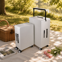 Valise cabine approuvée OEM 20 pouces avec serrure TSA, roulettes pivotantes, coque PC durable, étanche, sans fermeture éclair, disponible en plusieurs couleurs
