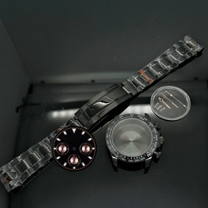 Caja de <span class=keywords><strong>Reloj</strong></span> Multifunción Multicolor en Oro y Oro Rosa, Cristal de Zafiro, Brazalete con Eslabones, Movimiento VK63A, Acero Inoxidable 316L, 29.5mm - Product Image 3