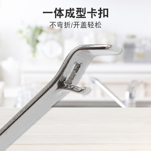 Ouvre-bouteille Chef Season Show en acier inoxydable, ouvre-flacon de médicaments avec trou pour porte-clés - Product Image 4