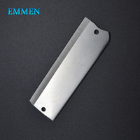 Couteau de coupe en acier inoxydable et acier blanc de forme personnalisée couteau alimentaire à dents longues lames industrielles