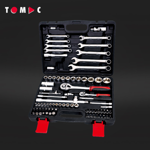 Tomac 82Pcs 1/4 "& 1/2" Ổ Cắm Ổ Cắm Công Cụ Thiết Lập Ổ Cắm Cờ Lê Thiết Lập Tùy Chỉnh Xe Sửa Chữa - Product Image 1