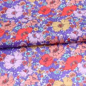 Tissu popeline imprimé 100% coton super doux 120 g/m² personnalisé pour vêtements - Product Image 3