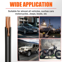 Alfanar Kabel 2,5mm² Mehradriges Kupferkabel mit PVC-Isolierung, 100 Yards, für Automobil-/Industrie-/Allgemeine Verkabelung