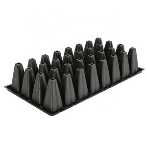 Plateau de <span class=keywords><strong>semis</strong></span> en <span class=keywords><strong>plastique</strong></span> noir à 32 cellules et 21 trous, épaisseur 1,0-1,8 mm, 540x280 mm, en PS thermoformé, pour la croissance des <span class=keywords><strong>semis</strong></span> - Product Image 1