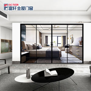 Perfiles de aluminio de diseño moderno Fuson, puertas y ventanas corredizas de alta venta para residencia y apartamento, venta al por mayor, nuevas tendencias - Product Image 1