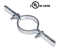 Support de suspension de tuyau de plafond en acier au carbone galvanisé avec placage en zinc pour l'alimentation en eau des bâtiments