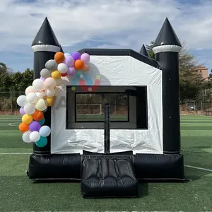 新しいデザインのインフレータブルバウンスハウス裏庭パーティームーンウォークサイズ10'x 10 '(送風機付き) 、商用グレードのPVCビニール、子供用