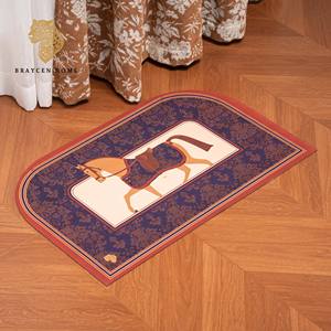 Tapis de <span class=keywords><strong>porte</strong></span> motifs animaux pour entrée de maison, tapis de bain et de sol antidérapant de luxe, tapis géométrique moderne pour entrée de maison, tapis de luxe - Product Image 2