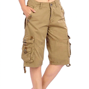 Pantalones Cortos Cargo Casuales de Lona Tejida Transpirable para Hombre, de la Mejor Calidad, con Seis Bolsillos Laterales, Ajuste Holgado, Resistentes al Viento, Proveedor BD - Product Image 1