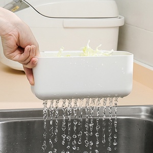 Cesta de almacenamiento de PP autoportante para fregadero de cocina con drenaje eficiente, separa basura, sopas, jugos, utensilios y coladores - Product Image 6