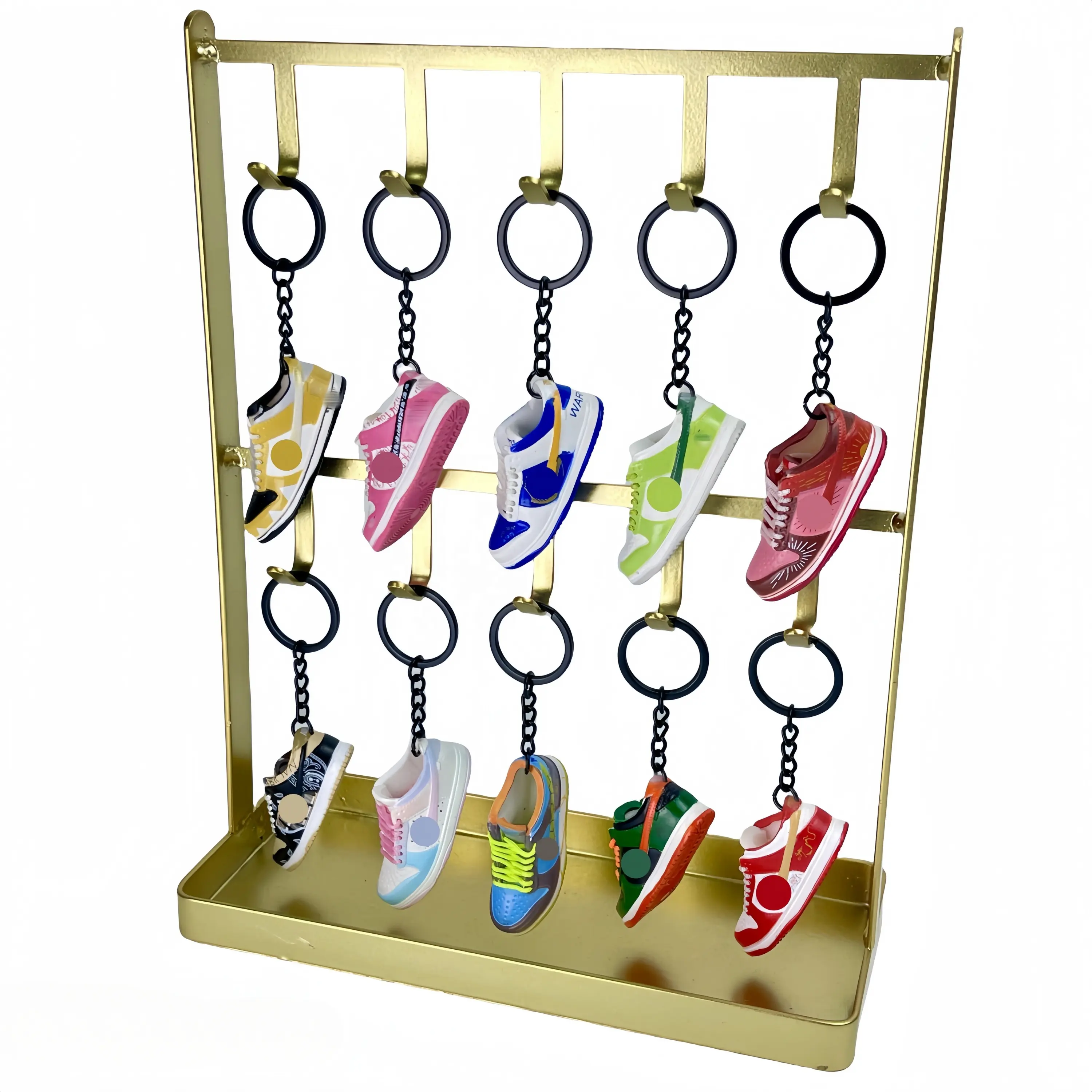 맞춤형 선물 3D 신발 열쇠 고리 고무 운동화 열쇠 고리