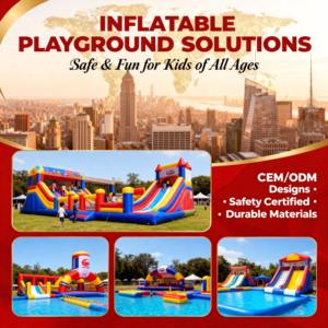 Castillo Inflable <span class=keywords><strong>de</strong></span> PVC Grande Personalizado para Exteriores con Tobogán para Niños, Parque <span class=keywords><strong>de</strong></span> Atracciones Gigante - Product Image 4